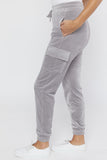 Velour Cargo Jogger