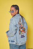 Space Jam Embroidered Denim Jacket