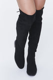 Faux Suede Over-the-Knee Boots