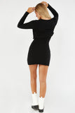 Bodycon Mini Dress & Cropped Cardigan Set