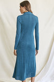 Button-Front Shirt Dress