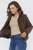 Corduroy Puffer Jacket